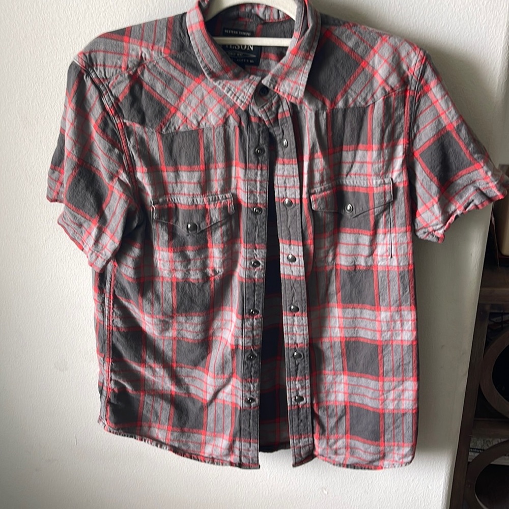 Filson western pearl snap